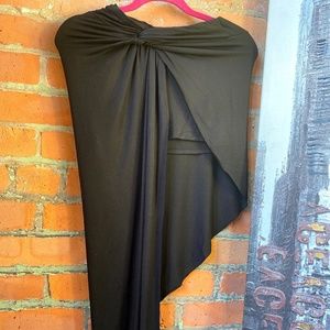 Black Asymmetrical Skirt